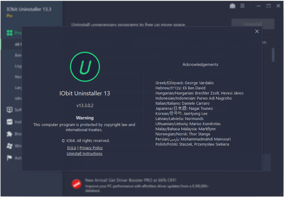 IObit Uninstaller Pro