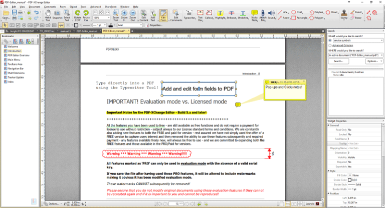 PDF-XChange Editor