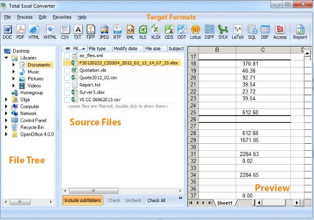 Total Excel Converter