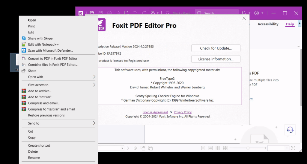 Foxit PDF Editor Pro