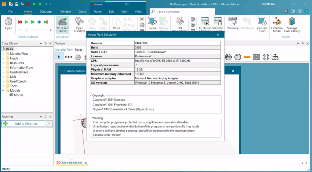 Siemens Tecnomatix Plant Simulation